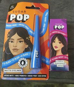 SUGAR Kajal Eyeliner Lipistick Lip Balm
