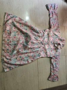 Patterned Long Sleeve Top