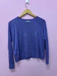 purple Long Sleeve Top