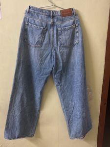 Wide Leg Denim Jeans