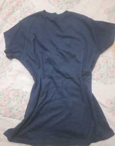 Blue Floral Print T-Shirt