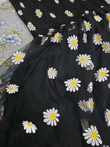 Daisy Print Mini Dress