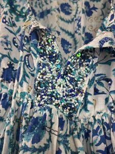 Floral Print Sleeveless Mini Dress