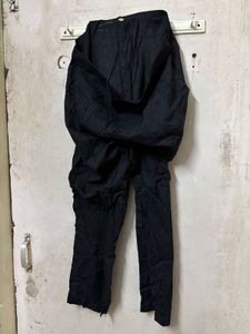 black kurta trouser