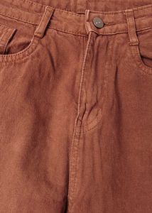 Brown Straight Leg Jeans