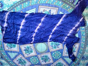 Blue Tie-Dye Kurta