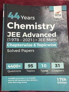 Disha 44years Pyq Jee mains And Advanced Chemistry