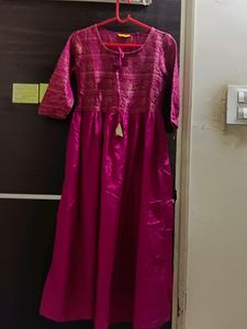 Aurelia Pink Beutiful Silk Kurta
