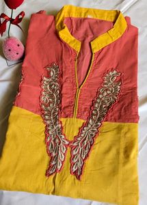 Daily Wear kurti - Mustard Yellow
