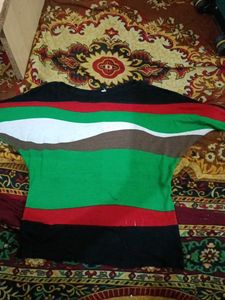 Striped Multicolor Top
