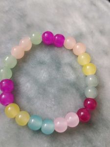 classy dark pink Beaded Bracelet