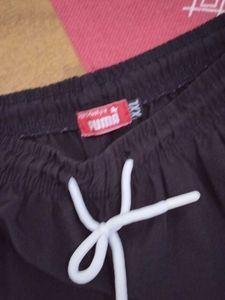 Black puma shorts