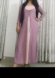 Georgette Coat Kameez 2 Piece