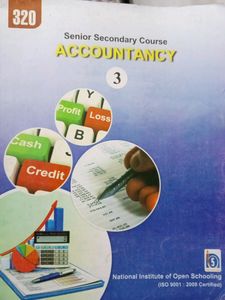 Nios Class 12 Accountancy Book 3