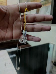 Pure Silver Chain+🕉️Pandel 💯😍😍