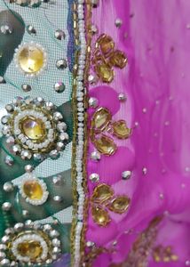 Elegant Purple Saree