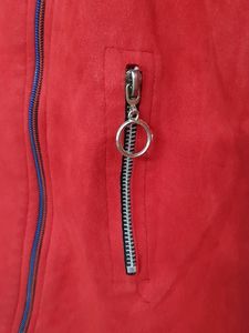 Zara Red Velvet Jacket