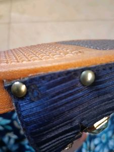 Stylish Blue Embellished  Flates