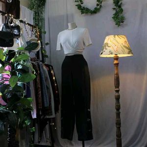 Stylish Black Wide Leg Pants