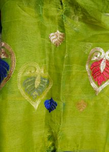 Green Light Weight Saree