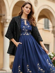 PIERRE CARDIN Textured Black Coat