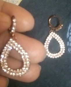 Sparkling Teardrop Earrings