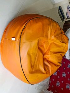 selling bean bag orange color