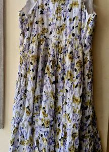 Floral White Dress