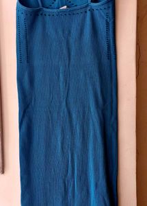 ZARA Sea Blue Bodycon Dress