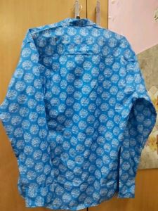 Blue Printed Kurta XxL (V)