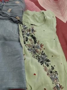 dress with shalwar dupatta