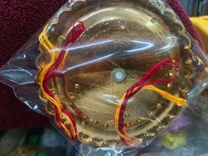 Ganesh Pooja Thali With Rakhi Roli And Chaawal