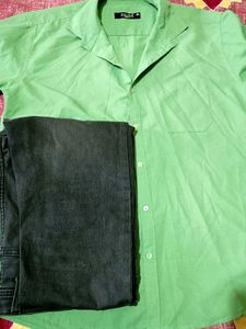 Green Casual Shirt
