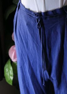 Lov Blue High Waist Viscose Pant