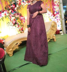 Elegant Purple Fully Stitched Lehenga