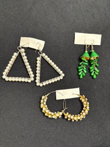 Combo of 3 Pair Earrings