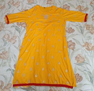 &#34;Yellow Sharara Set with Intricate Embroidery&#34;