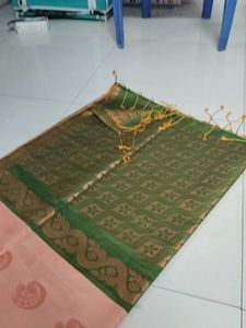 Light Orange Soft Silk Sarees...