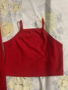 Cute Red Co Ord