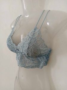 Lace Bralette - Light Blue