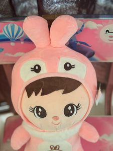 Cute Pink Bunny Plush Toy
