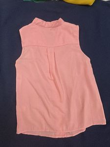 Pink Sleeveless Top