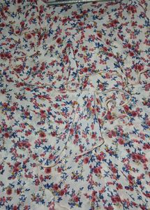 Floral Print Tunic Top