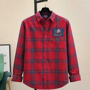 Red Plaid Denim Co. Shirt