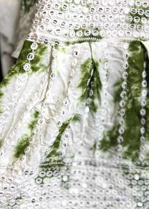 Tie-Dye Embroidered Top