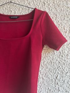 Cute Maroon Top
