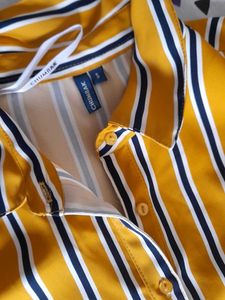 Striped Shirt Dress