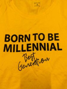 Yellow Graphic Tee