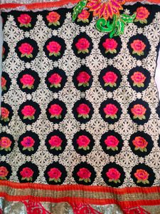 XXL Size Partywear Sequence Embroidery Kurta