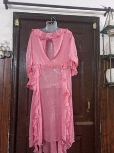 Sexy Frill Dress M  Size 500 Rs